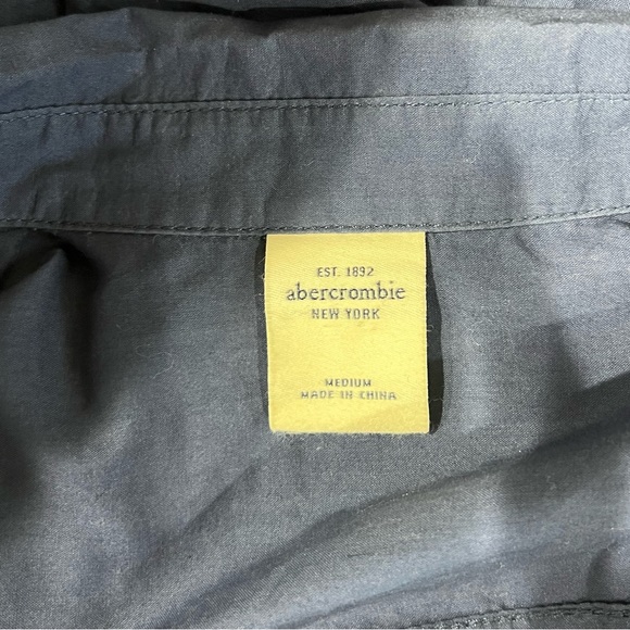 ABERCROMBIE KIDS Navy Blue Button Down - Picture 4 of 4